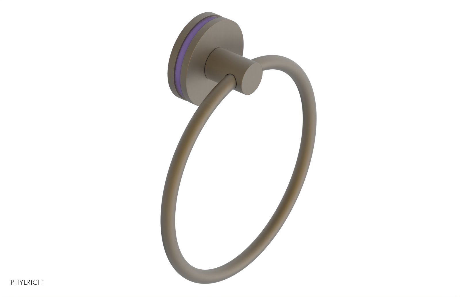 JOLIE - Towel Ring with 'Purple" Accents 222-75