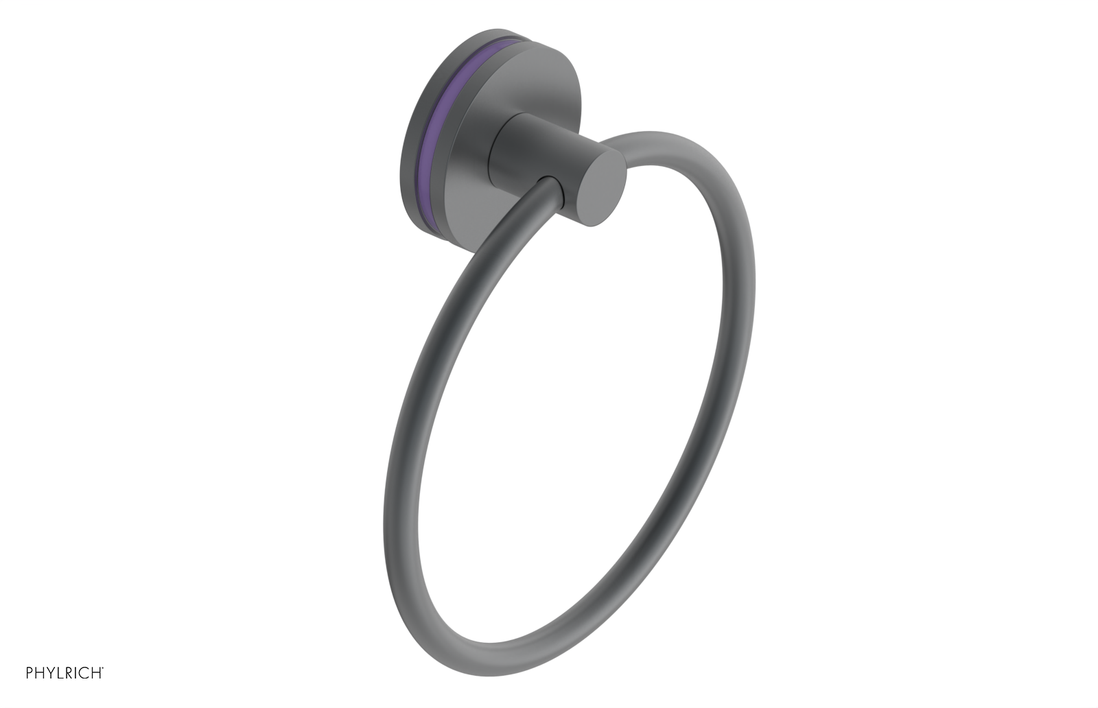 JOLIE - Towel Ring with 'Purple" Accents 222-75