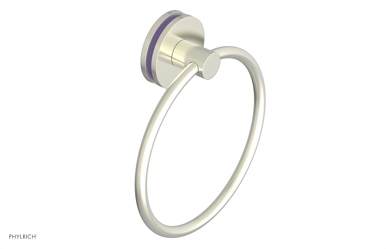 JOLIE - Towel Ring with 'Purple" Accents 222-75