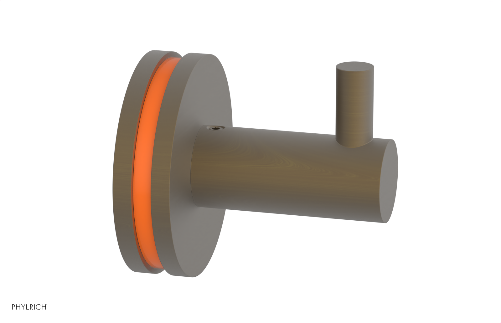 JOLIE - Robe Hook with "Orange" Accents 222-76