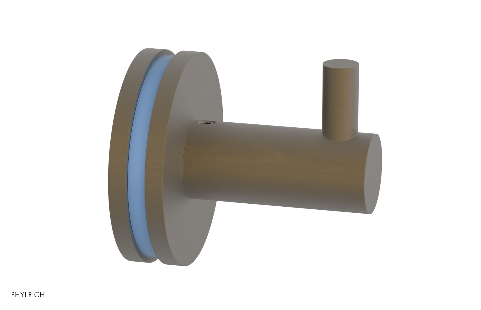 JOLIE - Robe Hook with "Light Blue" Accents 222-76