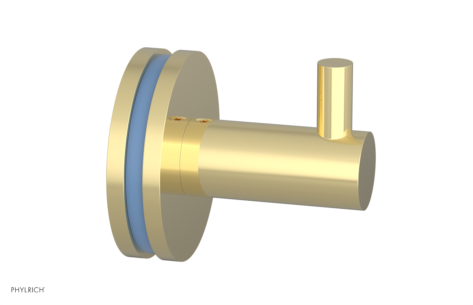 JOLIE - Robe Hook with "Light Blue" Accents 222-76