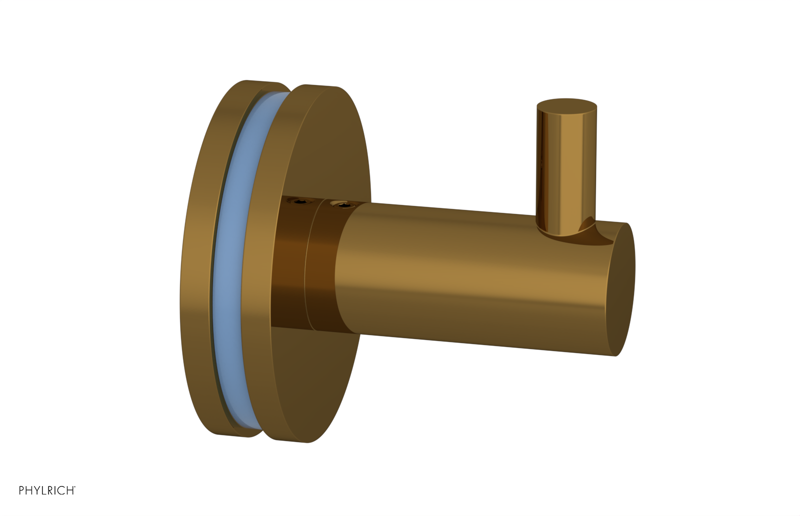 JOLIE - Robe Hook with "Light Blue" Accents 222-76