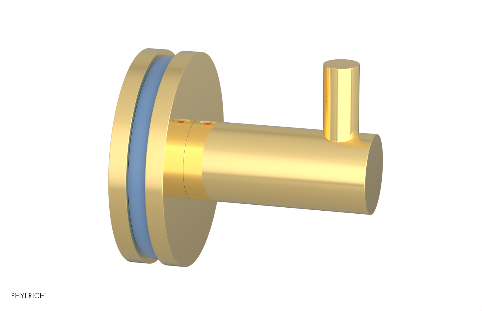 JOLIE - Robe Hook with "Light Blue" Accents 222-76