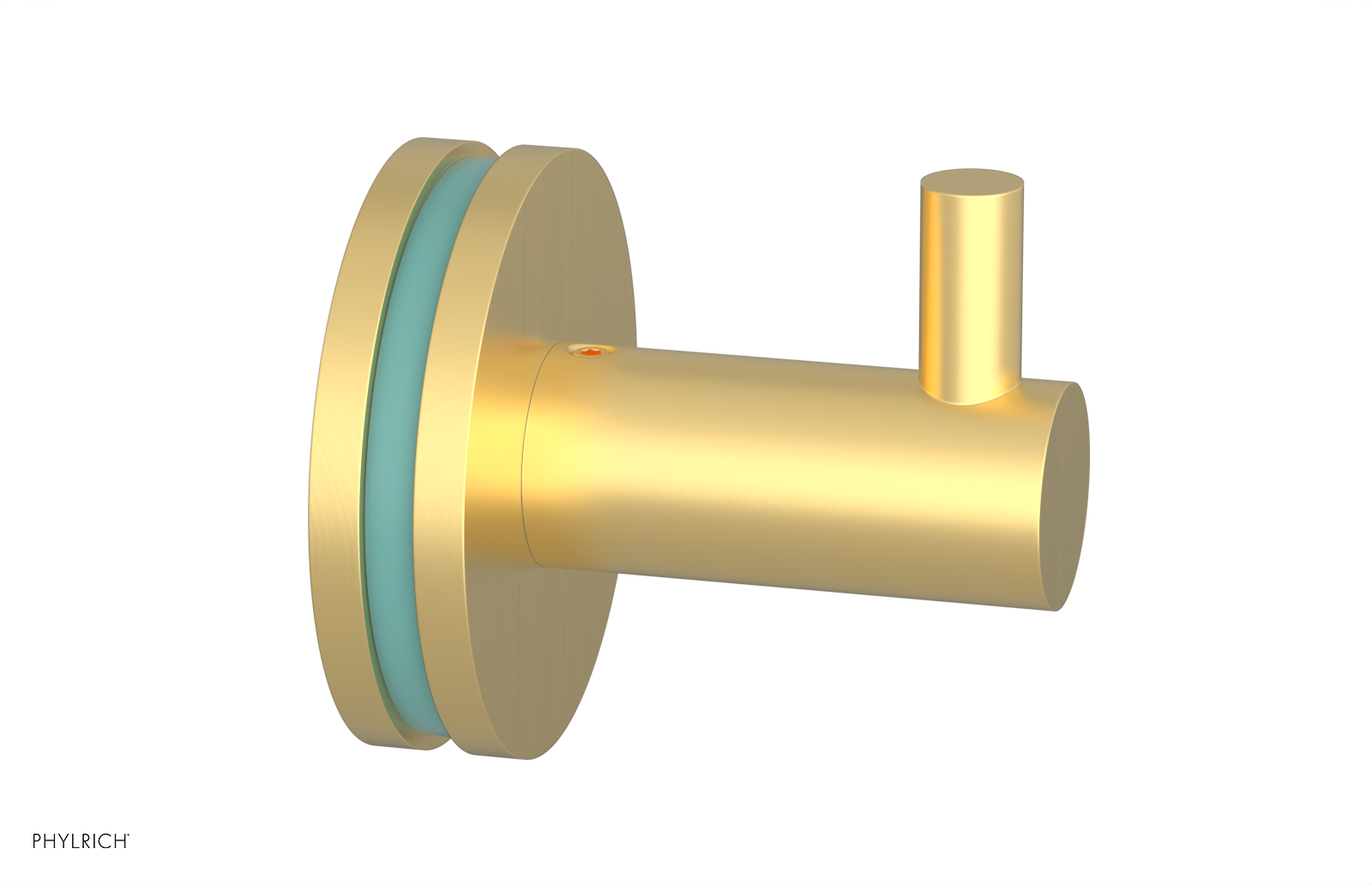 JOLIE - Robe Hook with "Turqoise" Accents 222-76