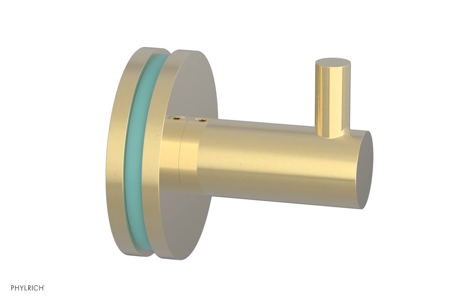 JOLIE - Robe Hook with "Turqoise" Accents 222-76