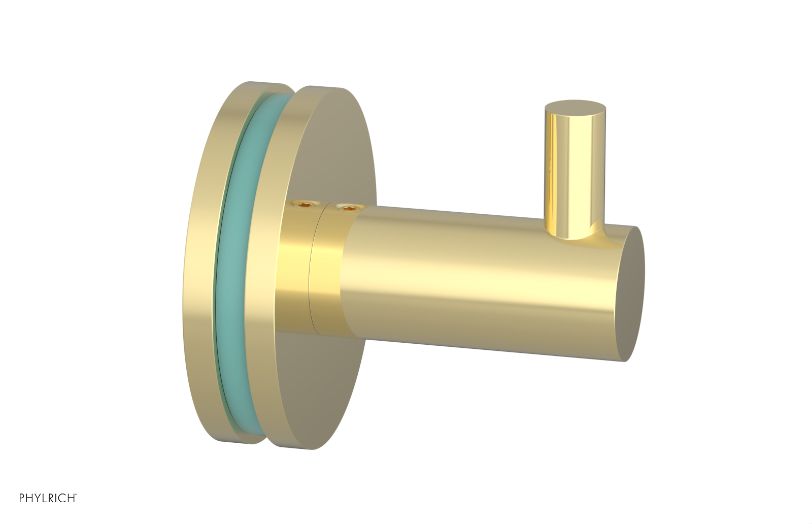 JOLIE - Robe Hook with "Turqoise" Accents 222-76