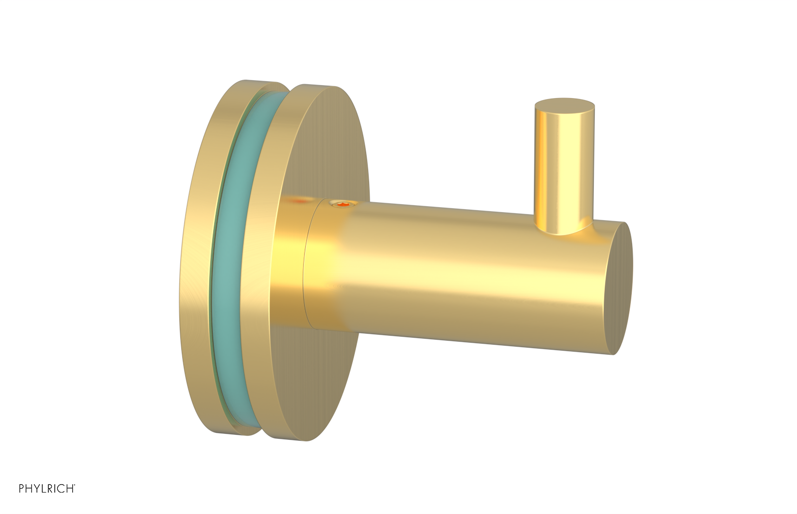 JOLIE - Robe Hook with "Turqoise" Accents 222-76