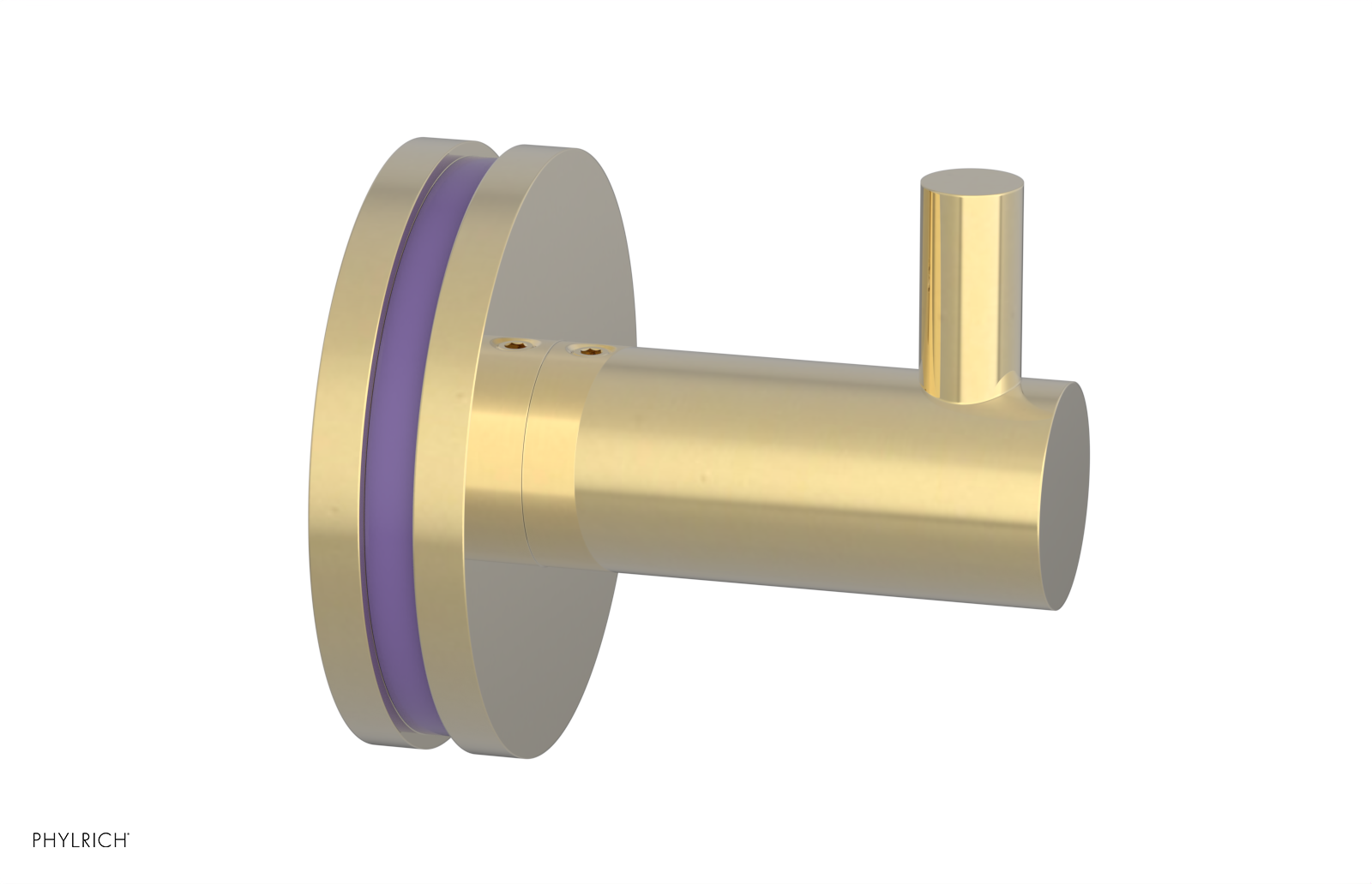 JOLIE - Robe Hook with "Purple" Accents 222-76