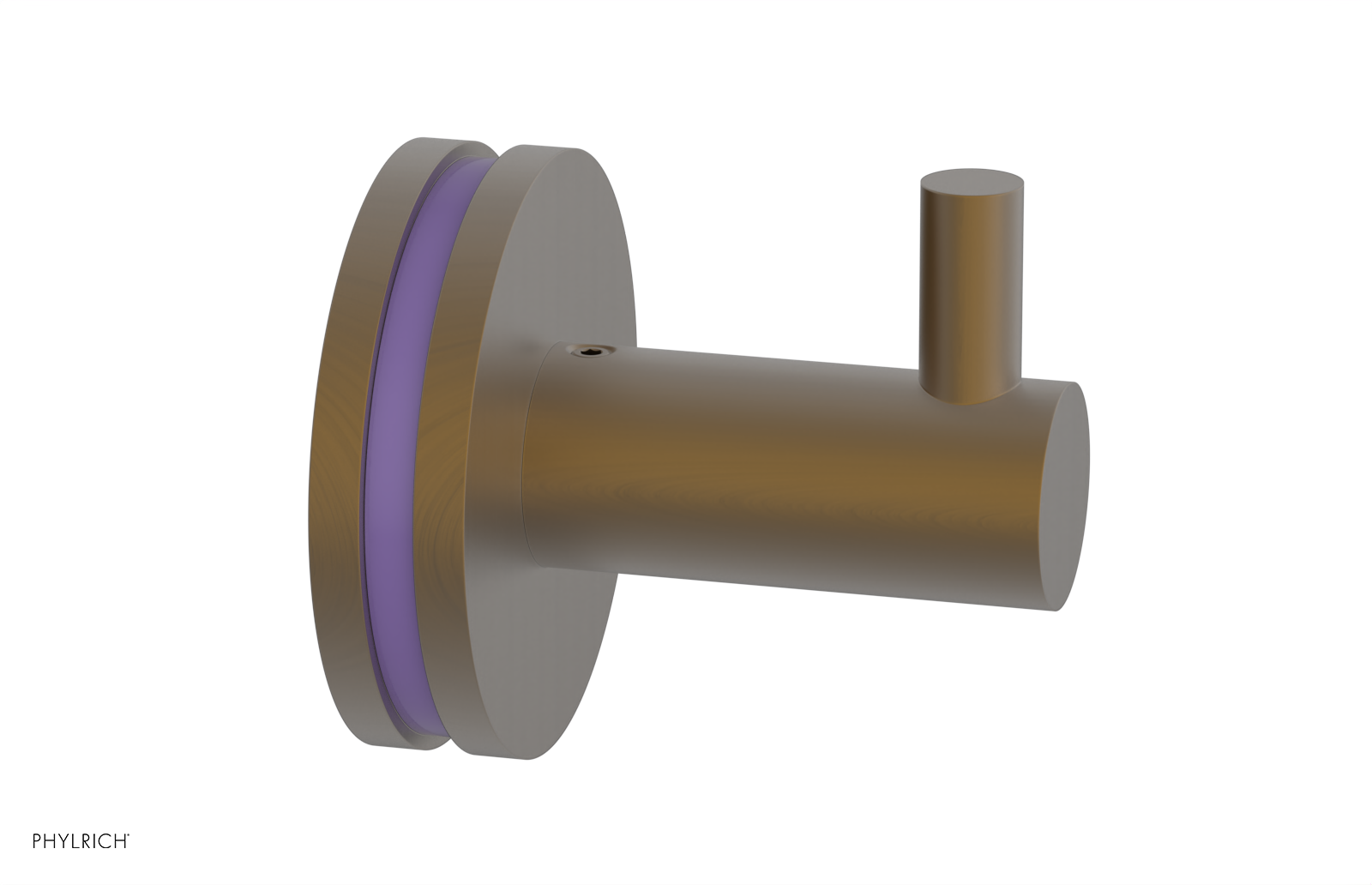 JOLIE - Robe Hook with "Purple" Accents 222-76