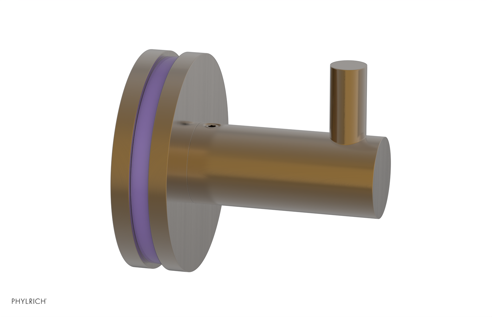 JOLIE - Robe Hook with "Purple" Accents 222-76