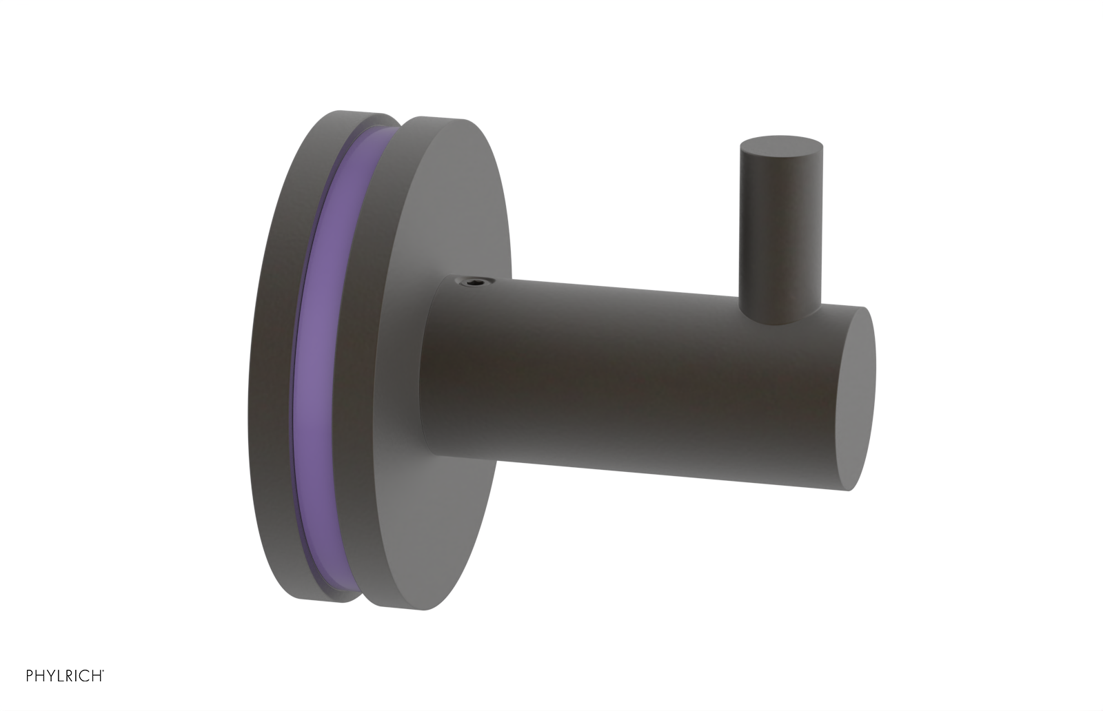 JOLIE - Robe Hook with "Purple" Accents 222-76