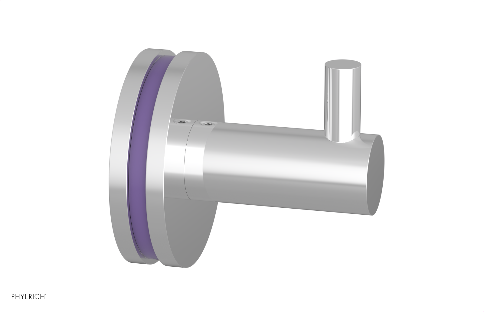 JOLIE - Robe Hook with "Purple" Accents 222-76