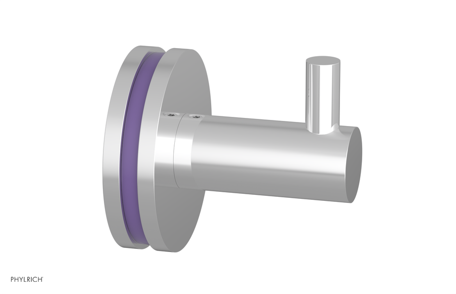 JOLIE - Robe Hook with "Purple" Accents 222-76