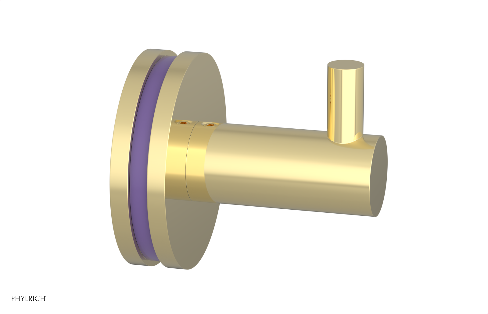 JOLIE - Robe Hook with "Purple" Accents 222-76