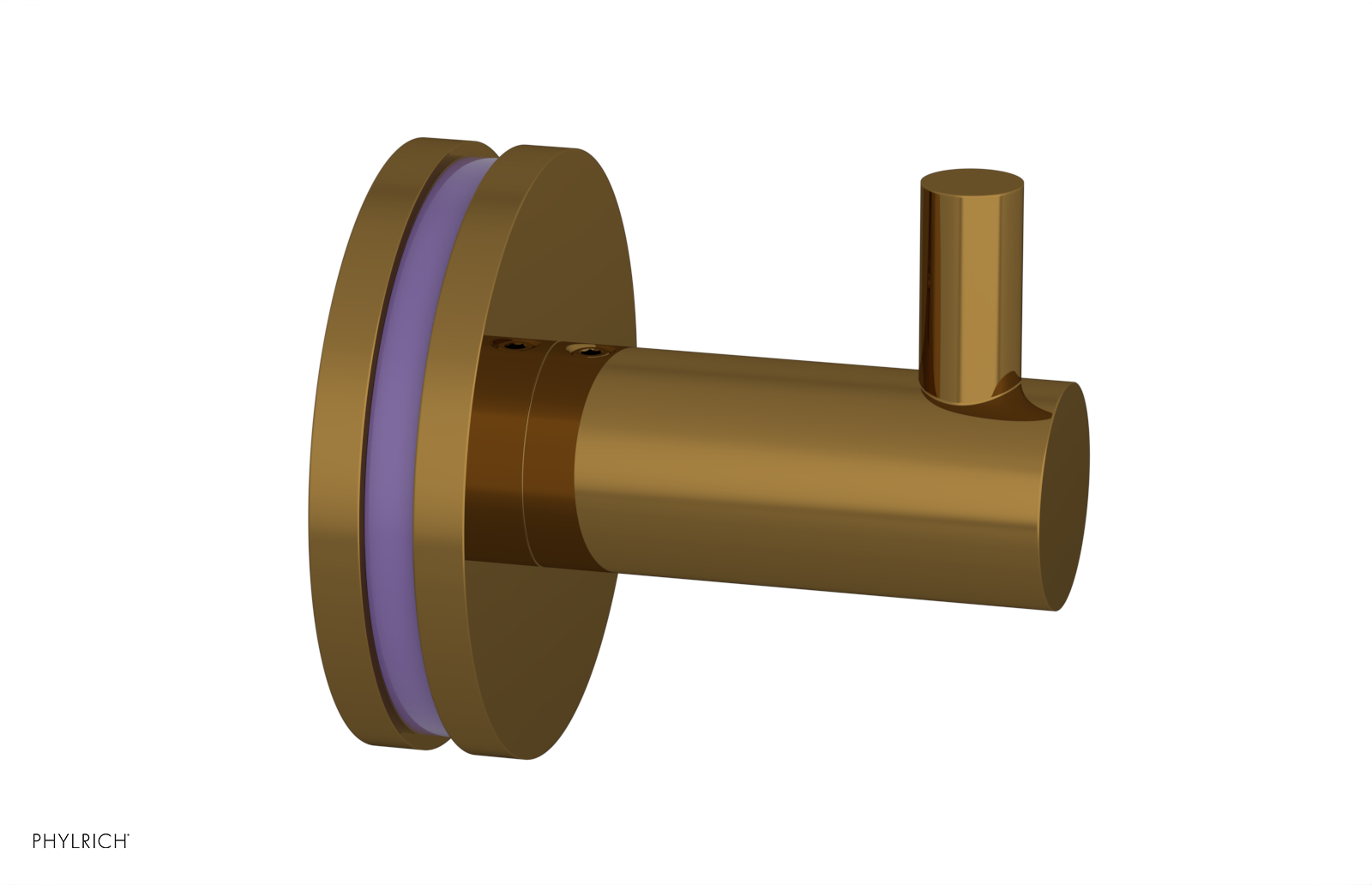 JOLIE - Robe Hook with "Purple" Accents 222-76