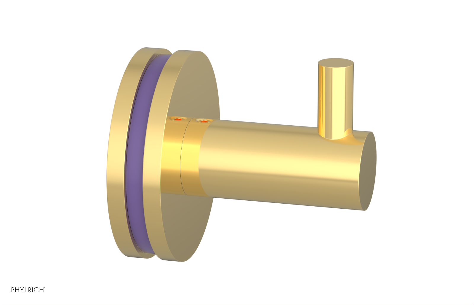 JOLIE - Robe Hook with "Purple" Accents 222-76