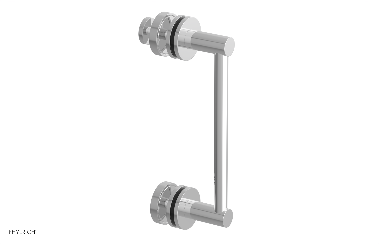 JOLIE - 8" Single Sided Shower Pull with "Black" Accents 222-92-08