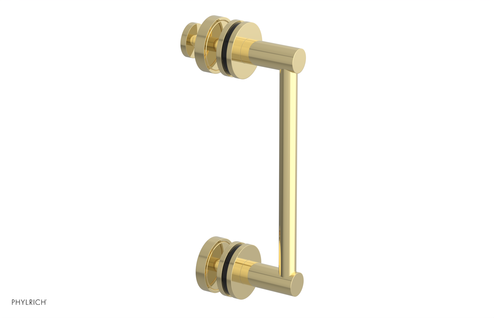 JOLIE - 8" Single Sided Shower Pull with "Black" Accents 222-92-08