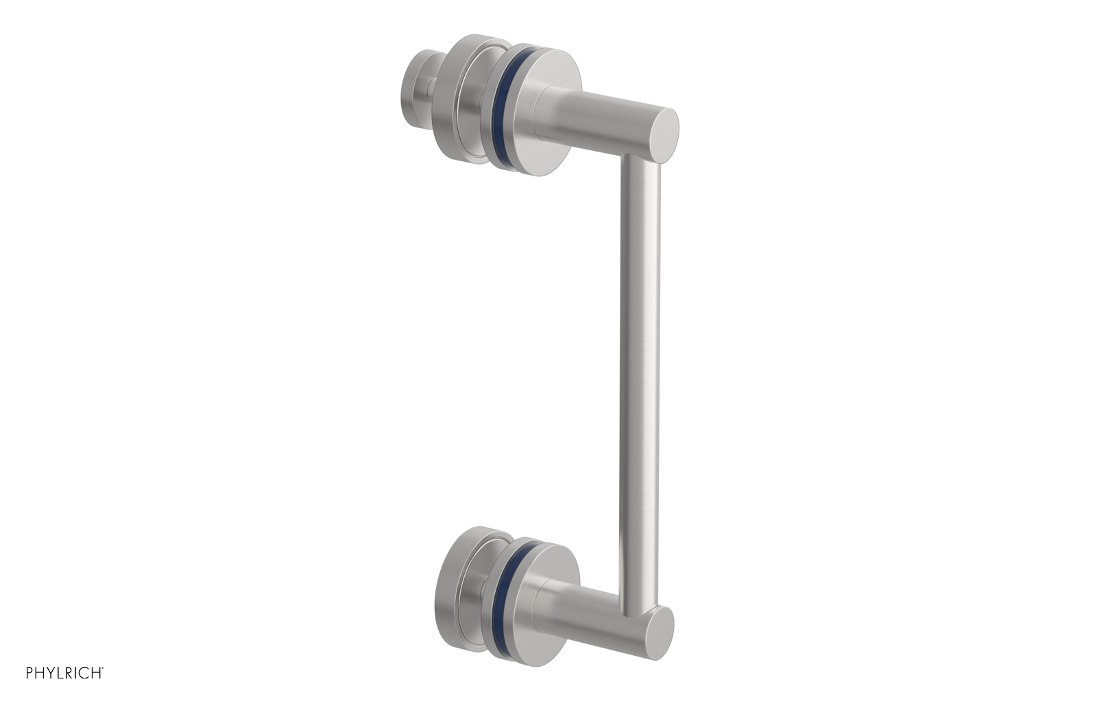 JOLIE - 8" Single Sided Shower Pull with "Navy Blue" Accents 222-92-08