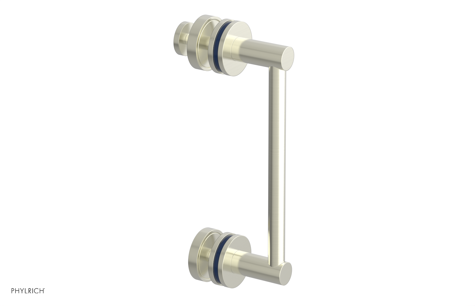 JOLIE - 8" Single Sided Shower Pull with "Navy Blue" Accents 222-92-08