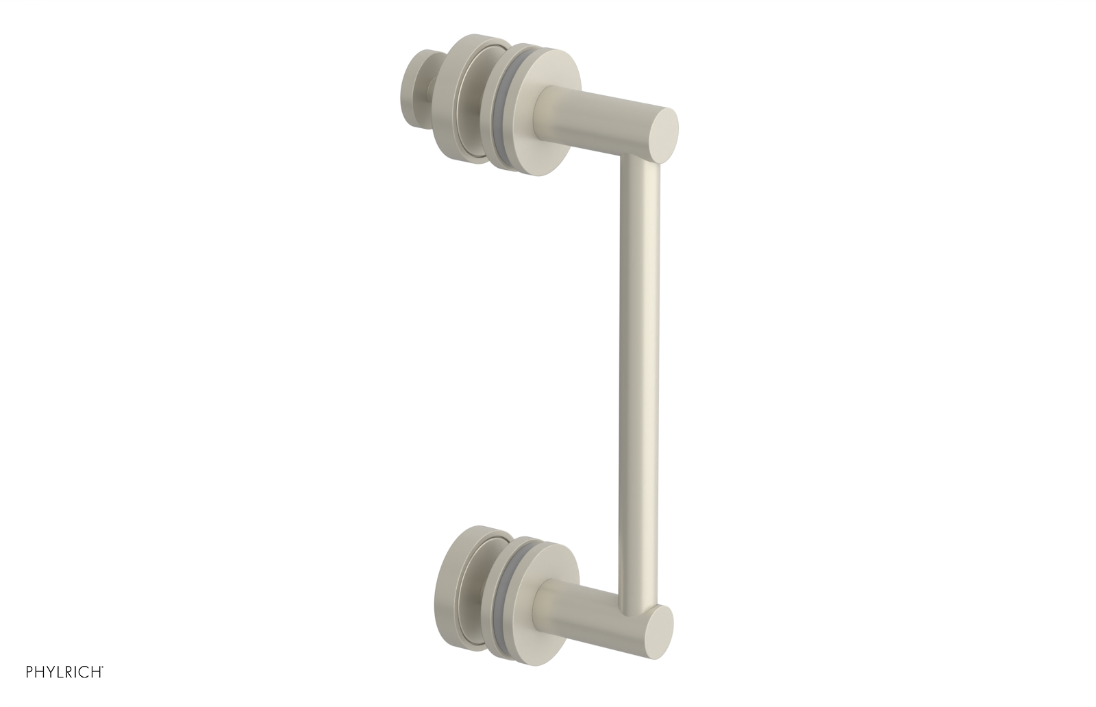 JOLIE - 8" Single Sided Shower Pull with "Grey" Accents 222-92-08