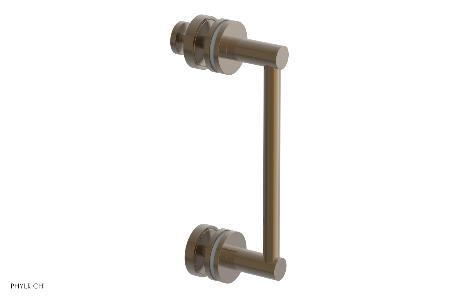 JOLIE - 8" Single Sided Shower Pull with "Grey" Accents 222-92-08