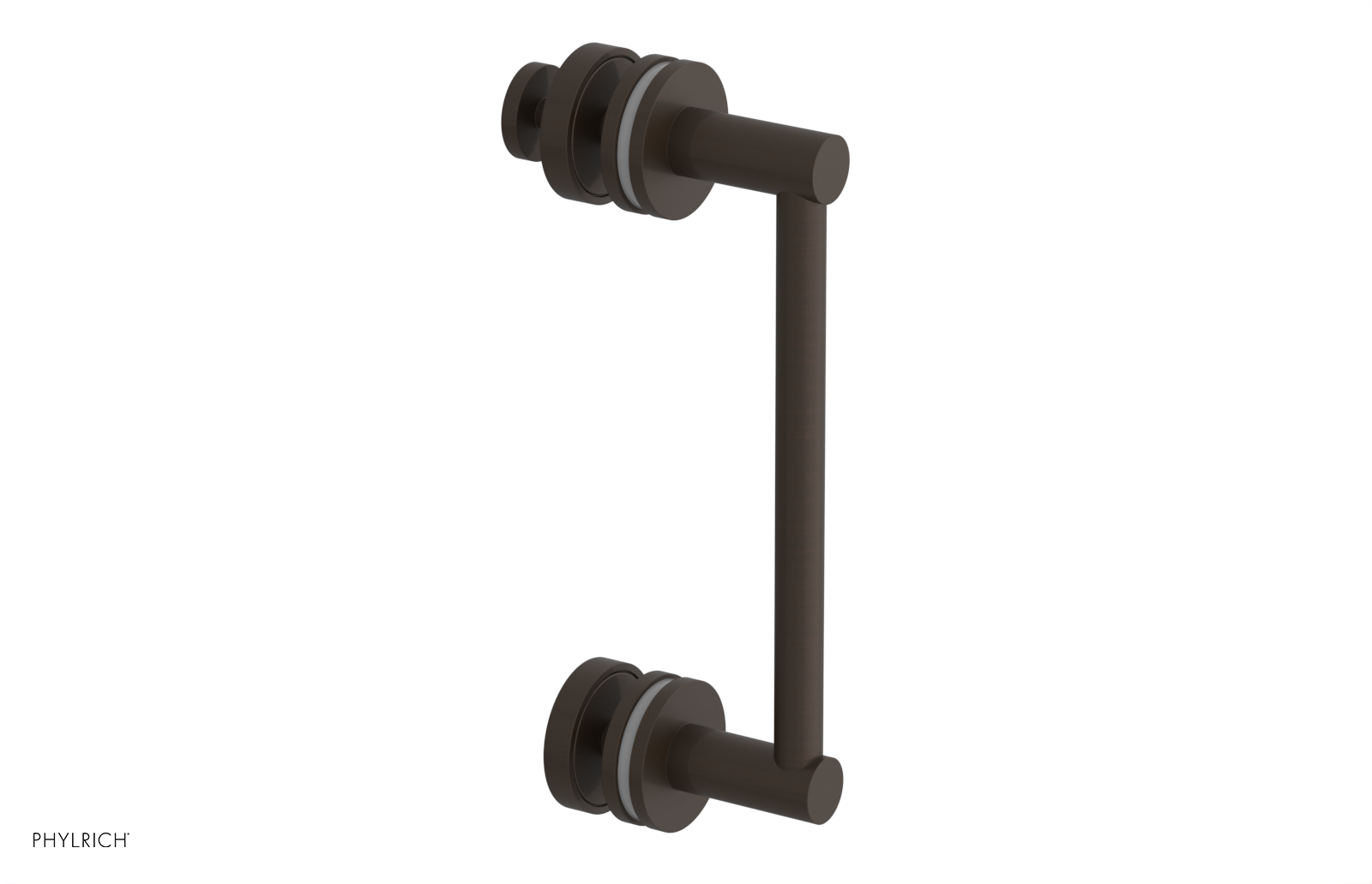 JOLIE - 8" Single Sided Shower Pull with "Grey" Accents 222-92-08