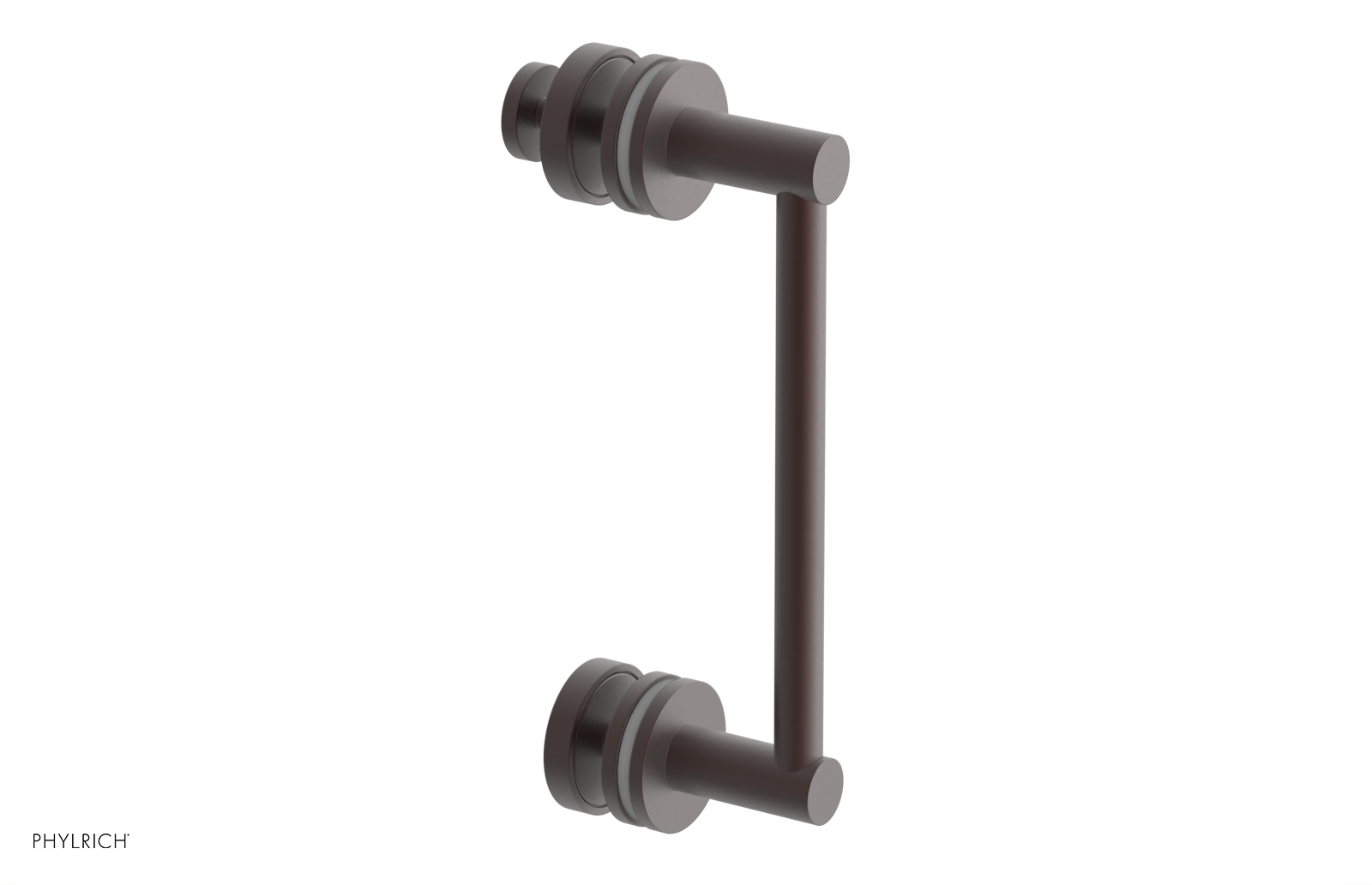 JOLIE - 8" Single Sided Shower Pull with "Grey" Accents 222-92-08
