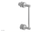 JOLIE - 8" Single Sided Shower Pull with "Grey" Accents 222-92-08