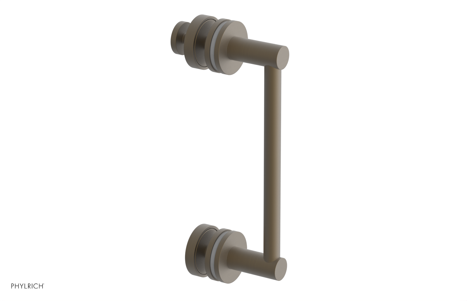 JOLIE - 8" Single Sided Shower Pull with "Grey" Accents 222-92-08