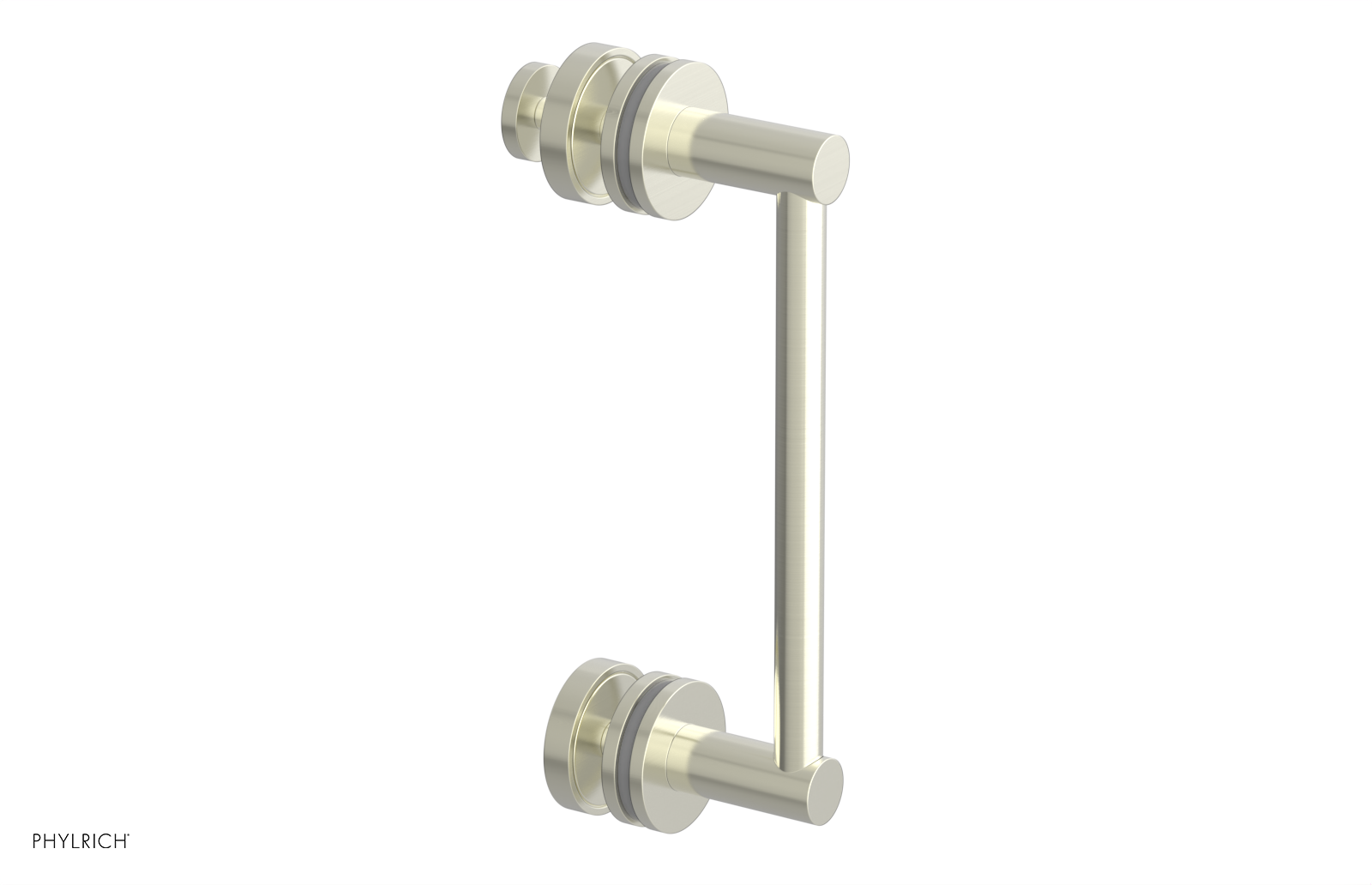 JOLIE - 8" Single Sided Shower Pull with "Grey" Accents 222-92-08