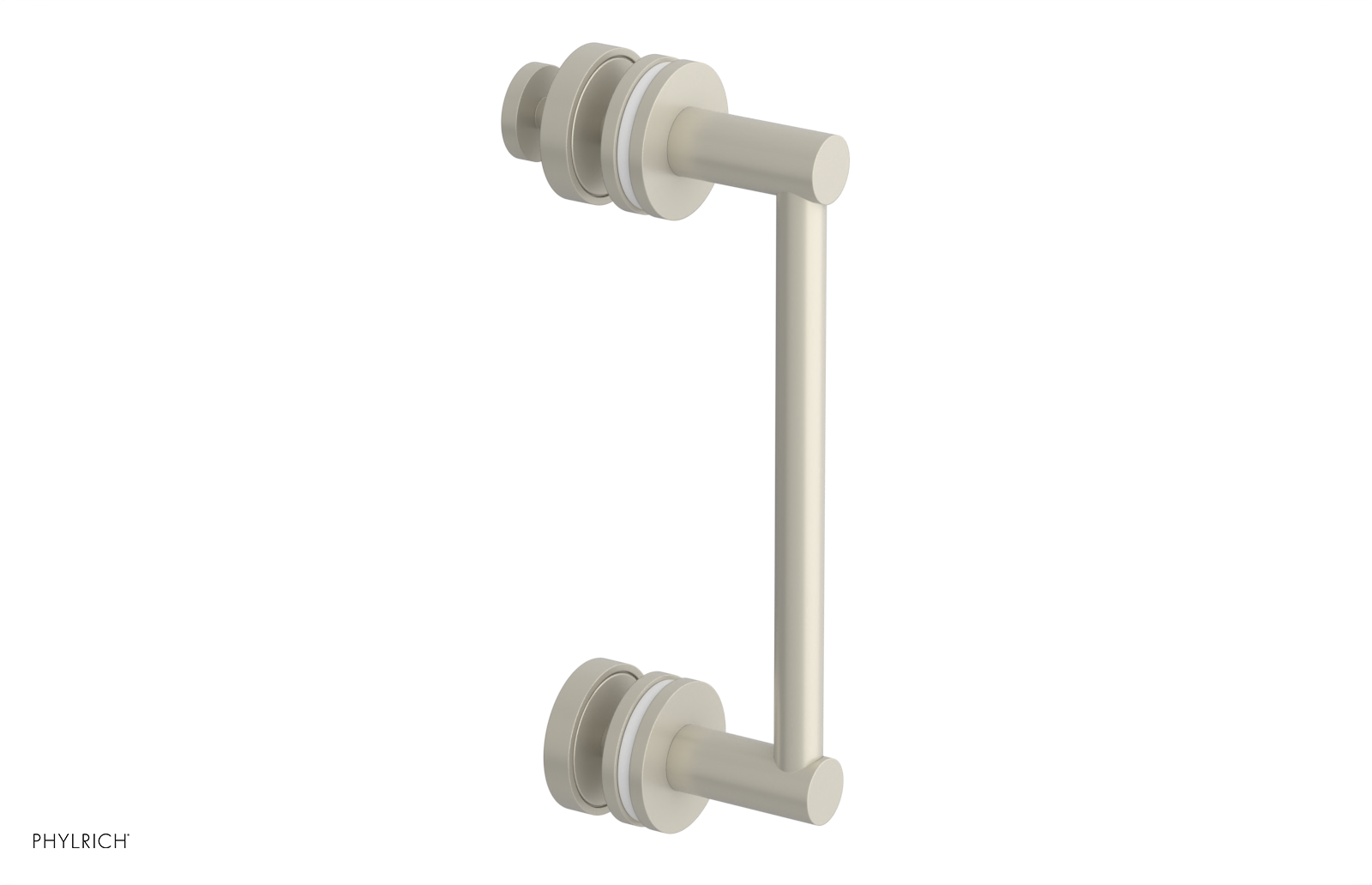 JOLIE - 8" Single Sided Shower Pull with "White" Accents 222-92-08