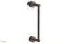 JOLIE - 12" Single Sided Shower Pull with "Orange" Accents 222-92-12