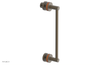 JOLIE - 12" Single Sided Shower Pull with "Orange" Accents 222-92-12