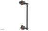 JOLIE - 12" Single Sided Shower Pull with "Orange" Accents 222-92-12