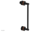 JOLIE - 12" Single Sided Shower Pull with "Orange" Accents 222-92-12
