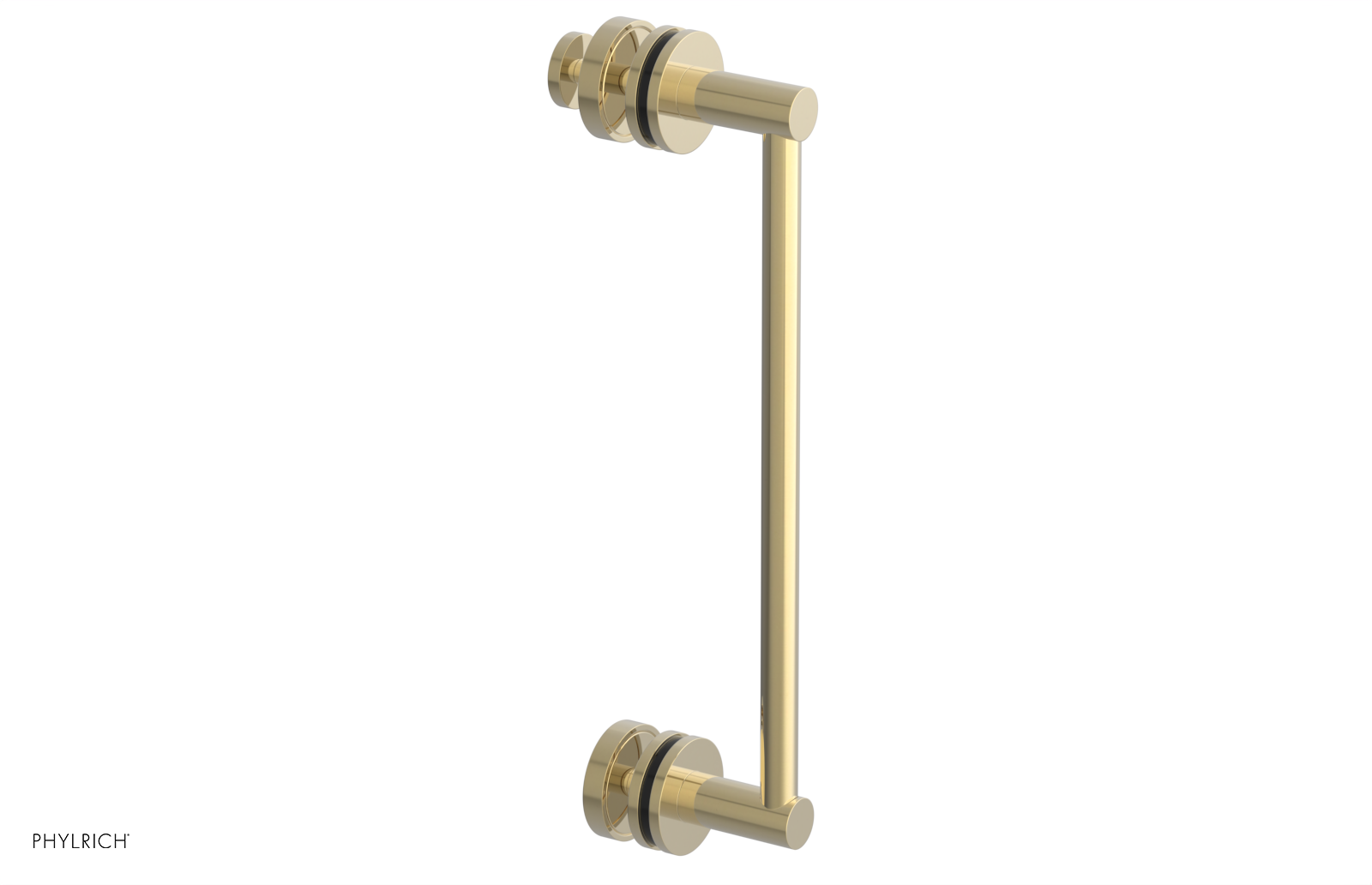 JOLIE - 12" Single Sided Shower Pull with "Black" Accents 222-92-12