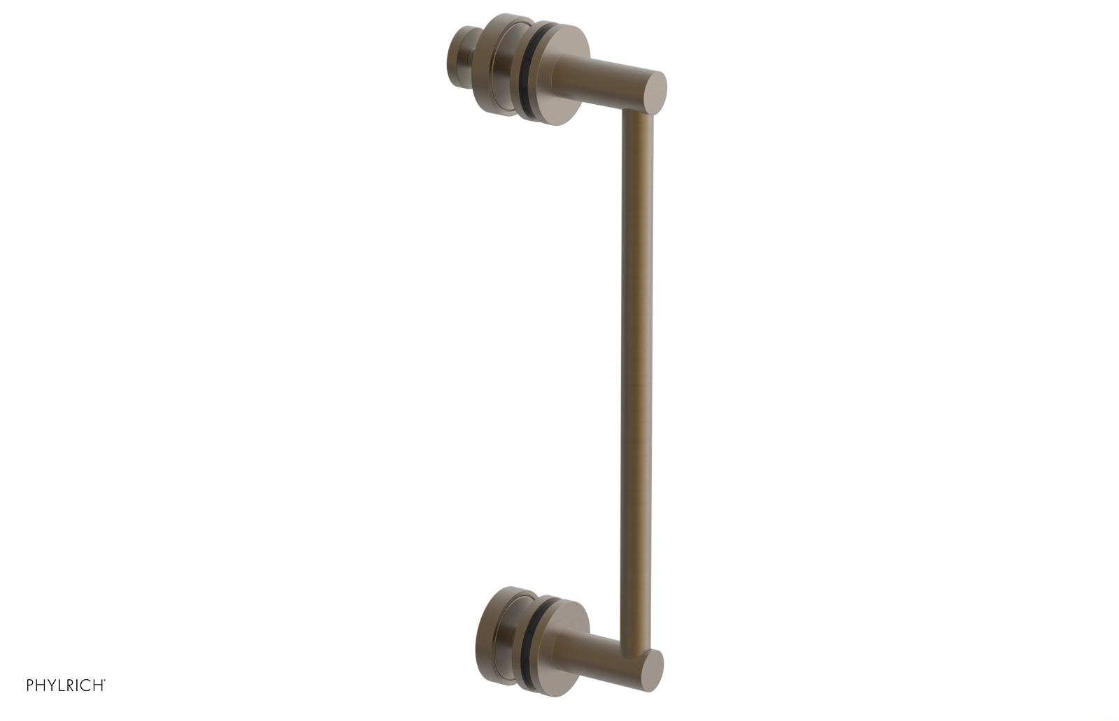 JOLIE - 12" Single Sided Shower Pull with "Black" Accents 222-92-12