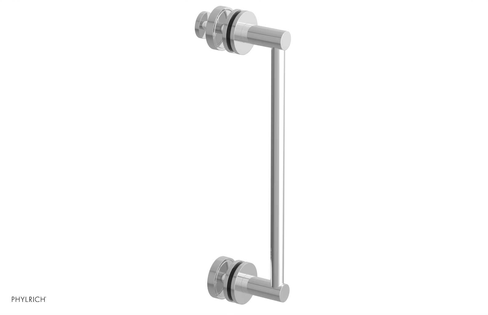 JOLIE - 12" Single Sided Shower Pull with "Black" Accents 222-92-12