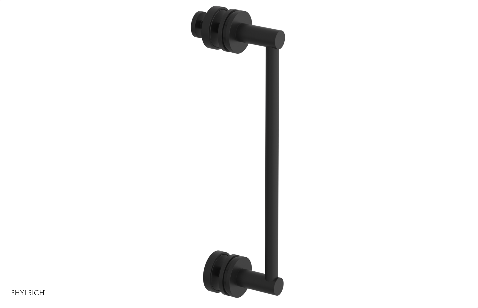 JOLIE - 12" Single Sided Shower Pull with "Black" Accents 222-92-12