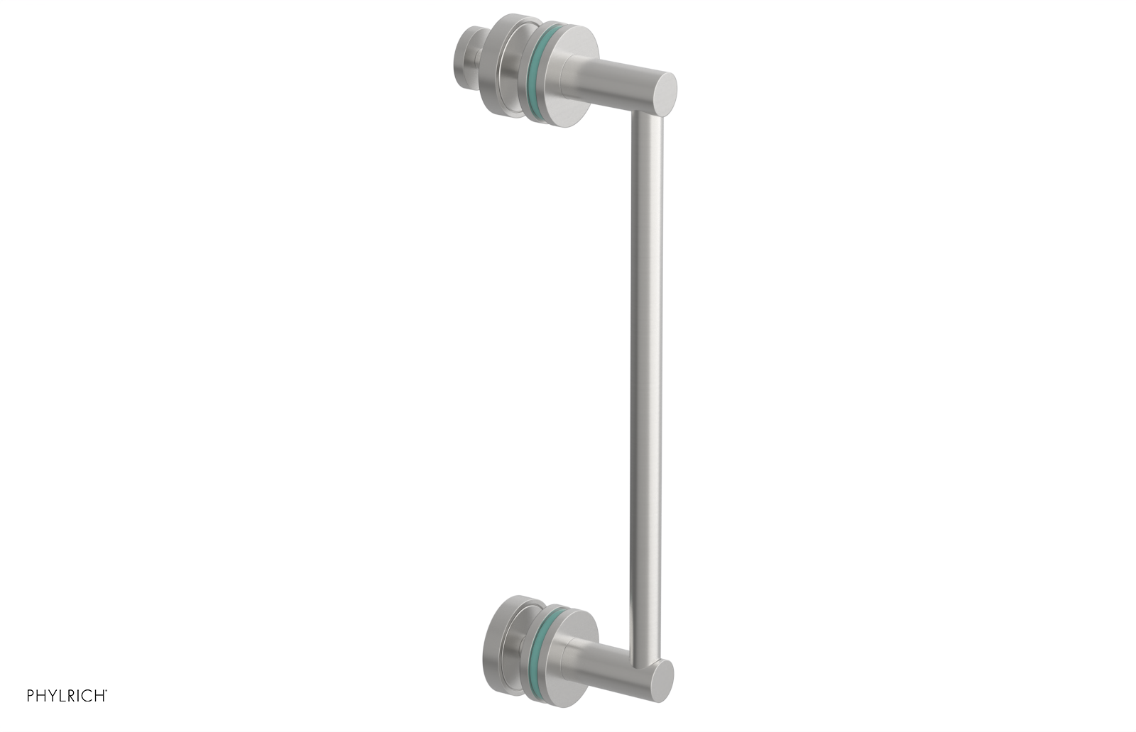 JOLIE - 12" Single Sided Shower Pull with "Turqoise" Accents 222-92-12