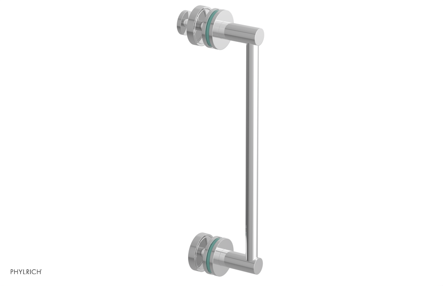 JOLIE - 12" Single Sided Shower Pull with "Turqoise" Accents 222-92-12