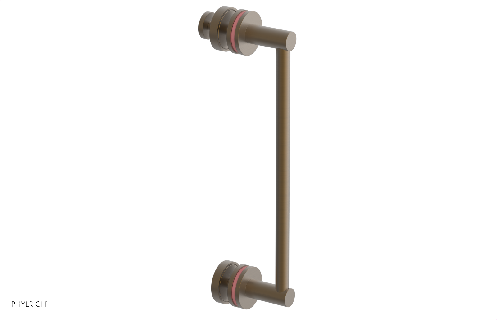 JOLIE - 12" Single Sided Shower Pull with "Pink" Accents 222-92-12