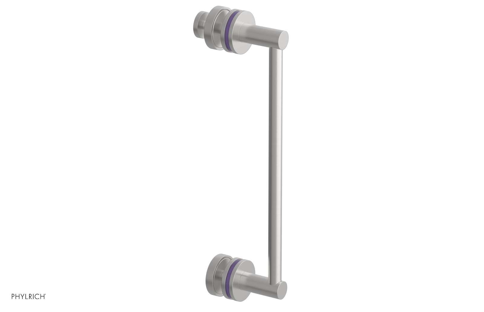 JOLIE - 12" Single Sided Shower Pull with "Purple" Accents 222-92-12