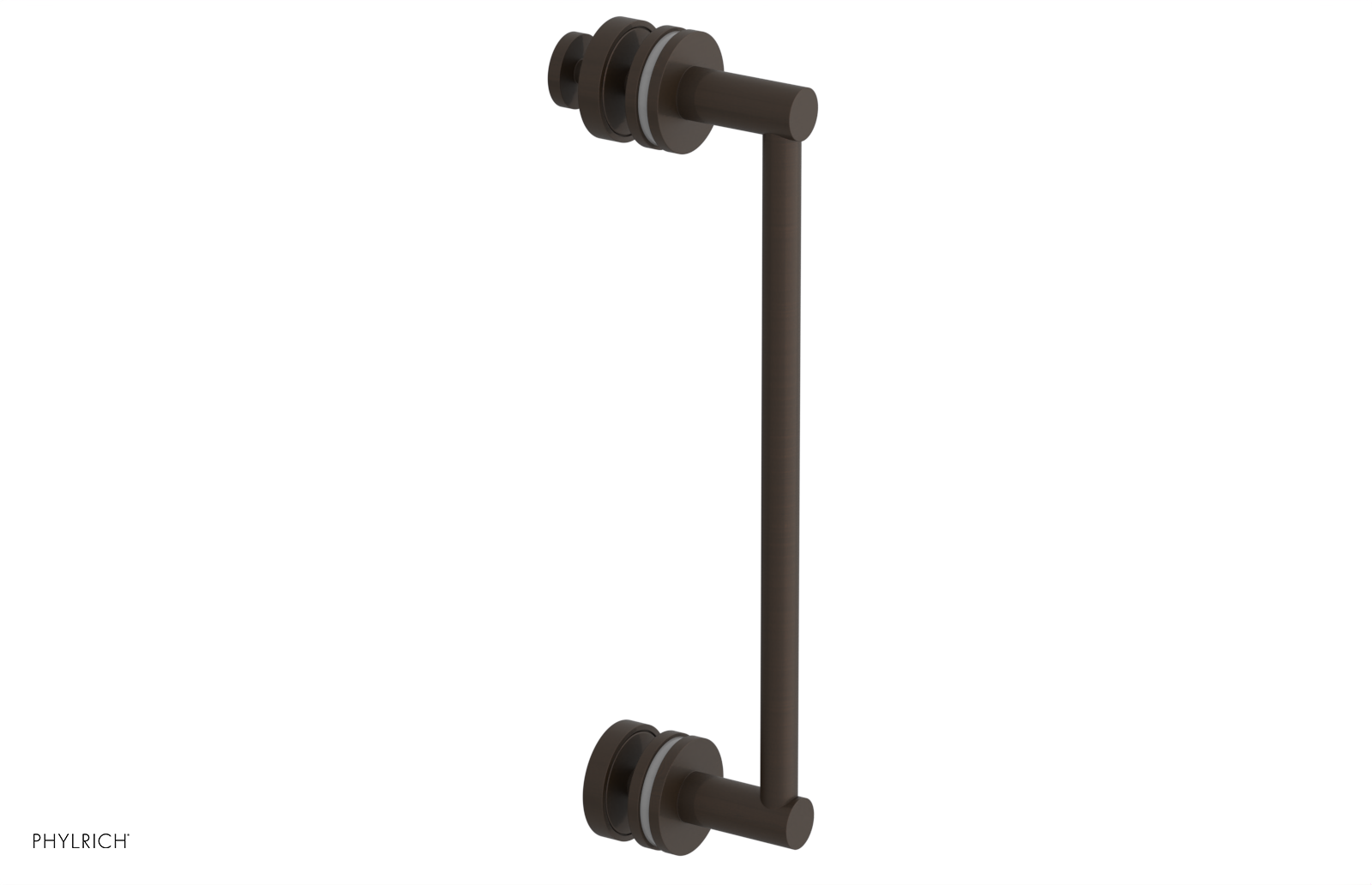 JOLIE - 12" Single Sided Shower Pull with "Grey" Accents 222-92-12