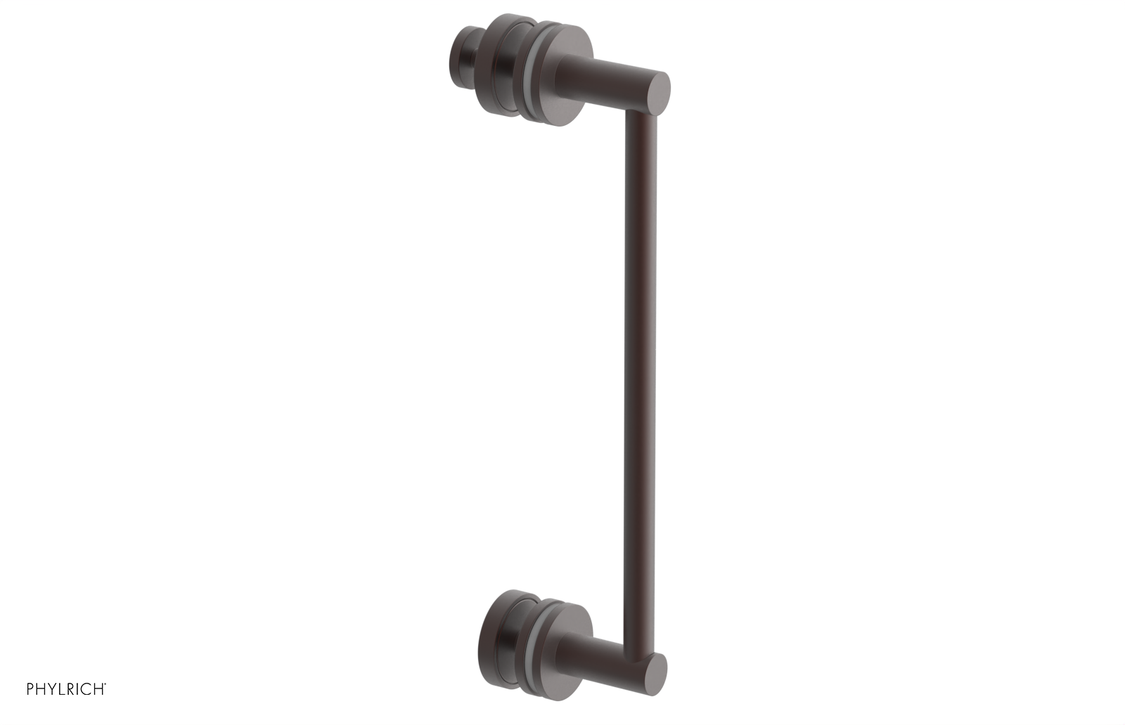 JOLIE - 12" Single Sided Shower Pull with "Grey" Accents 222-92-12
