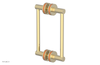 JOLIE - 8" Double Sided Shower Pull with "Orange" Accents 222-93-08