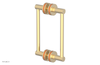 JOLIE - 8" Double Sided Shower Pull with "Orange" Accents 222-93-08