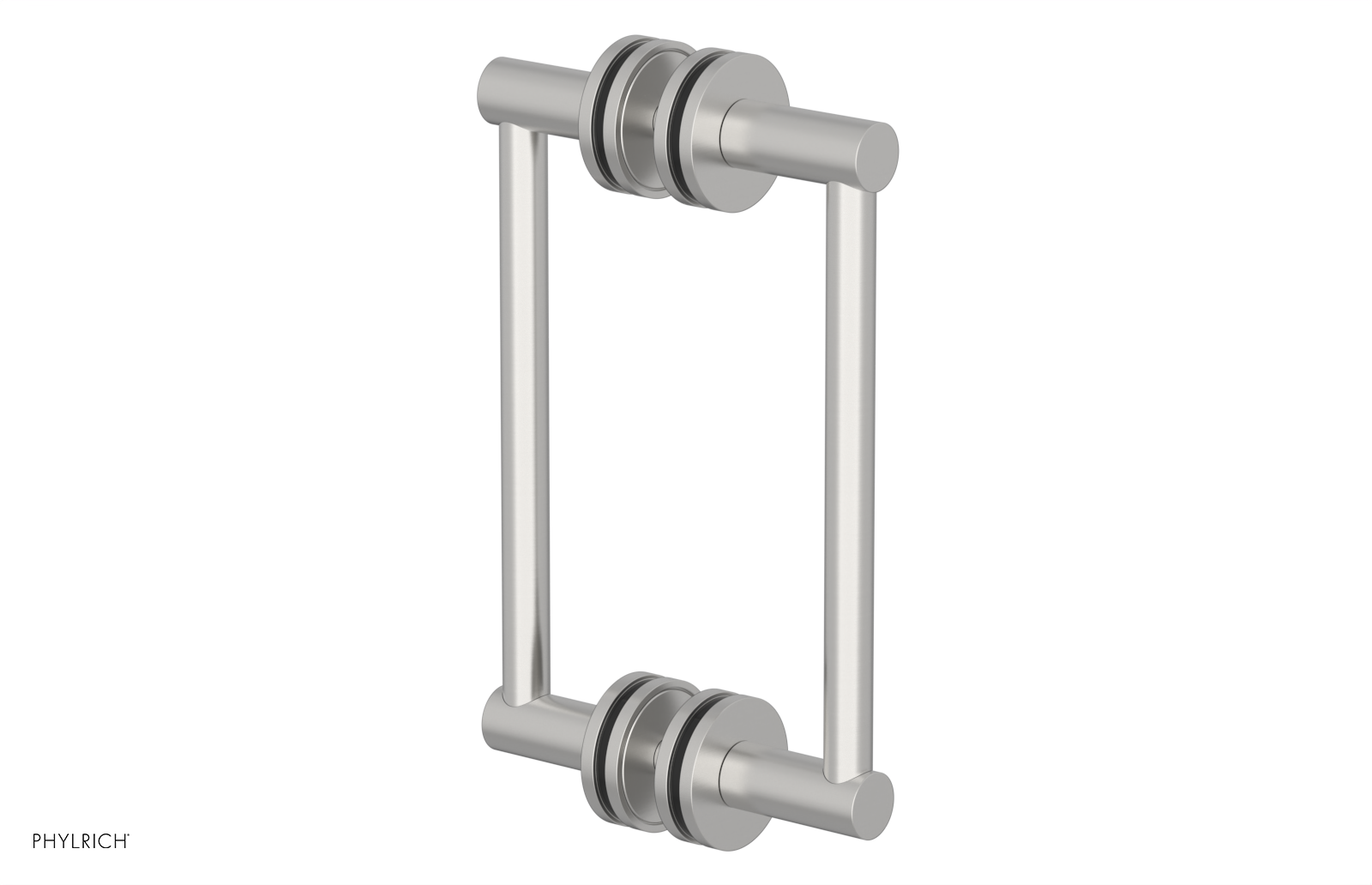 JOLIE - 8" Double Sided Shower Pull with "Black" Accents 222-93-08